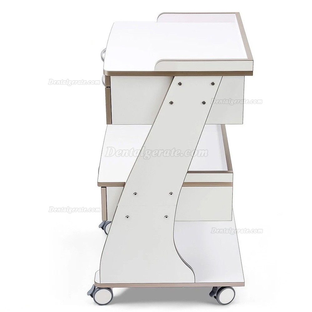 Dentech G06 dental ger&auml;tewagen, zahn&auml;rztlicher behandlungswagen mit instrumentenablage